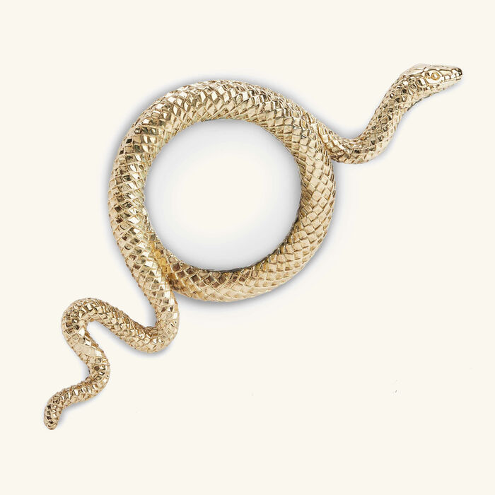 l objet snake magnifying glass large gold