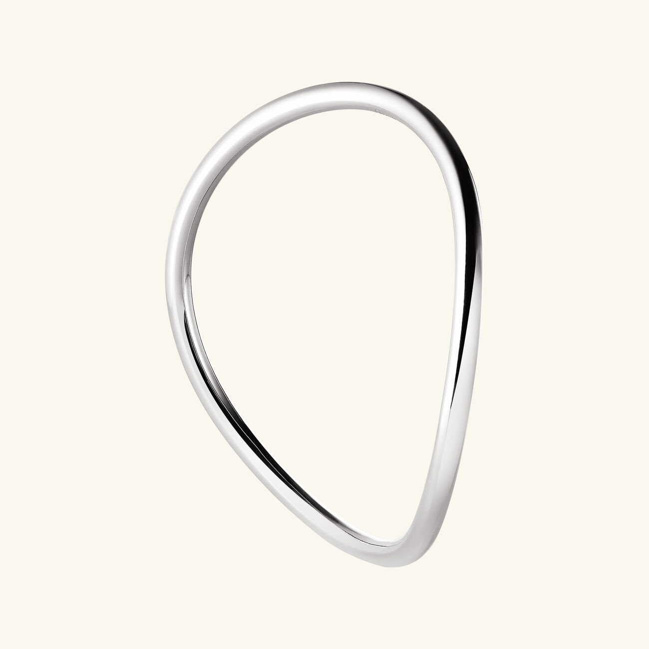 idole de christofle thin bangle sterling silver size 2