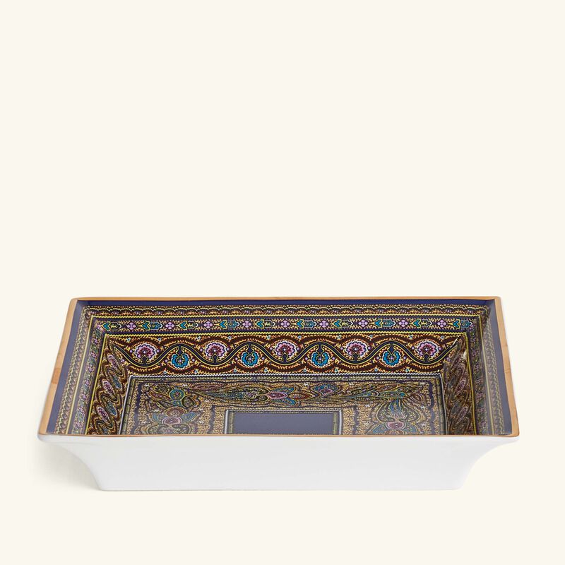 etro cachemire trinket tray rectangular small blue