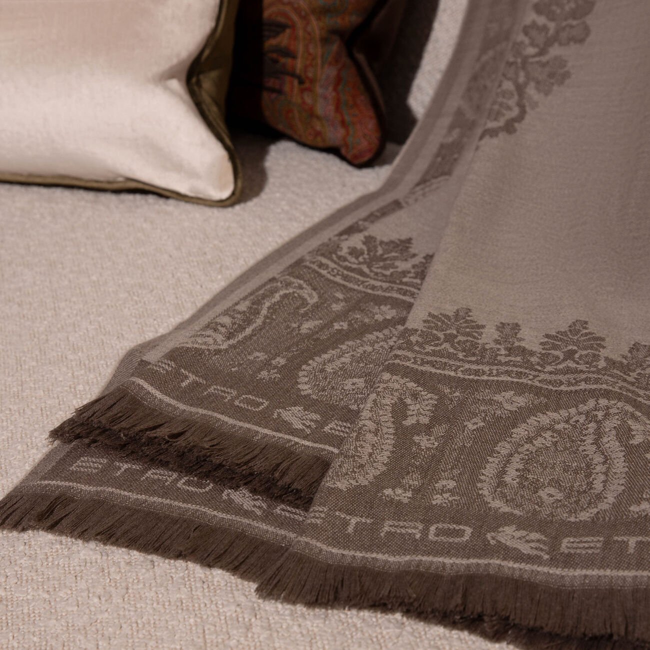etro tagete throw brown