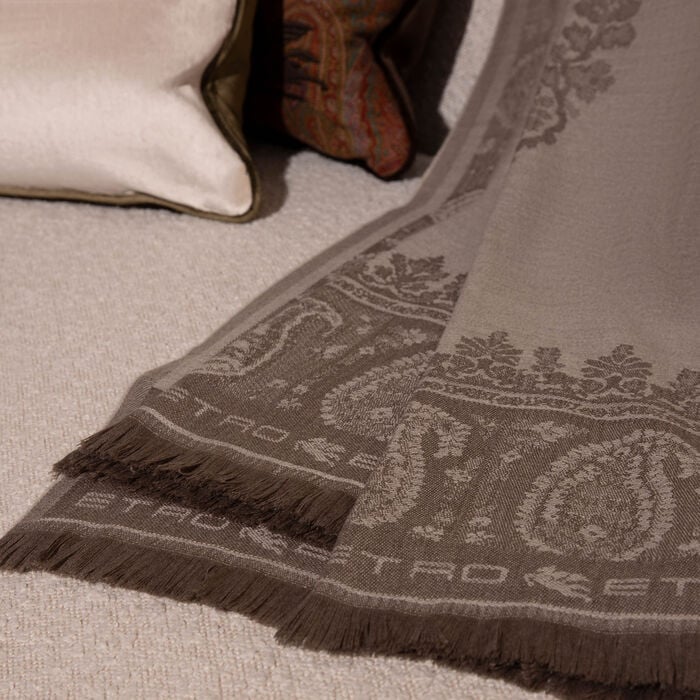 etro tagete throw brown