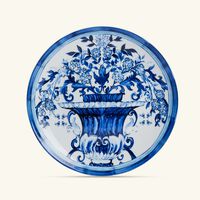 dolce gabbana casa blu mediterraneo stella dinner plate blue round 26cm set of 2