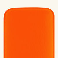 st dupont fluo 3 cigar case leather case neon orange
