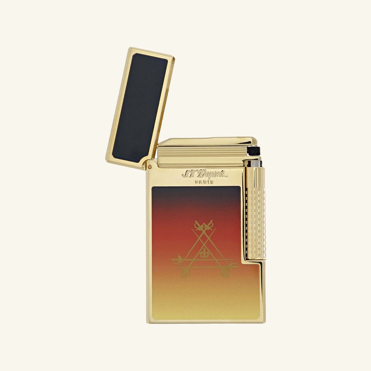st dupont ligne 2 montecristo lighter brown
