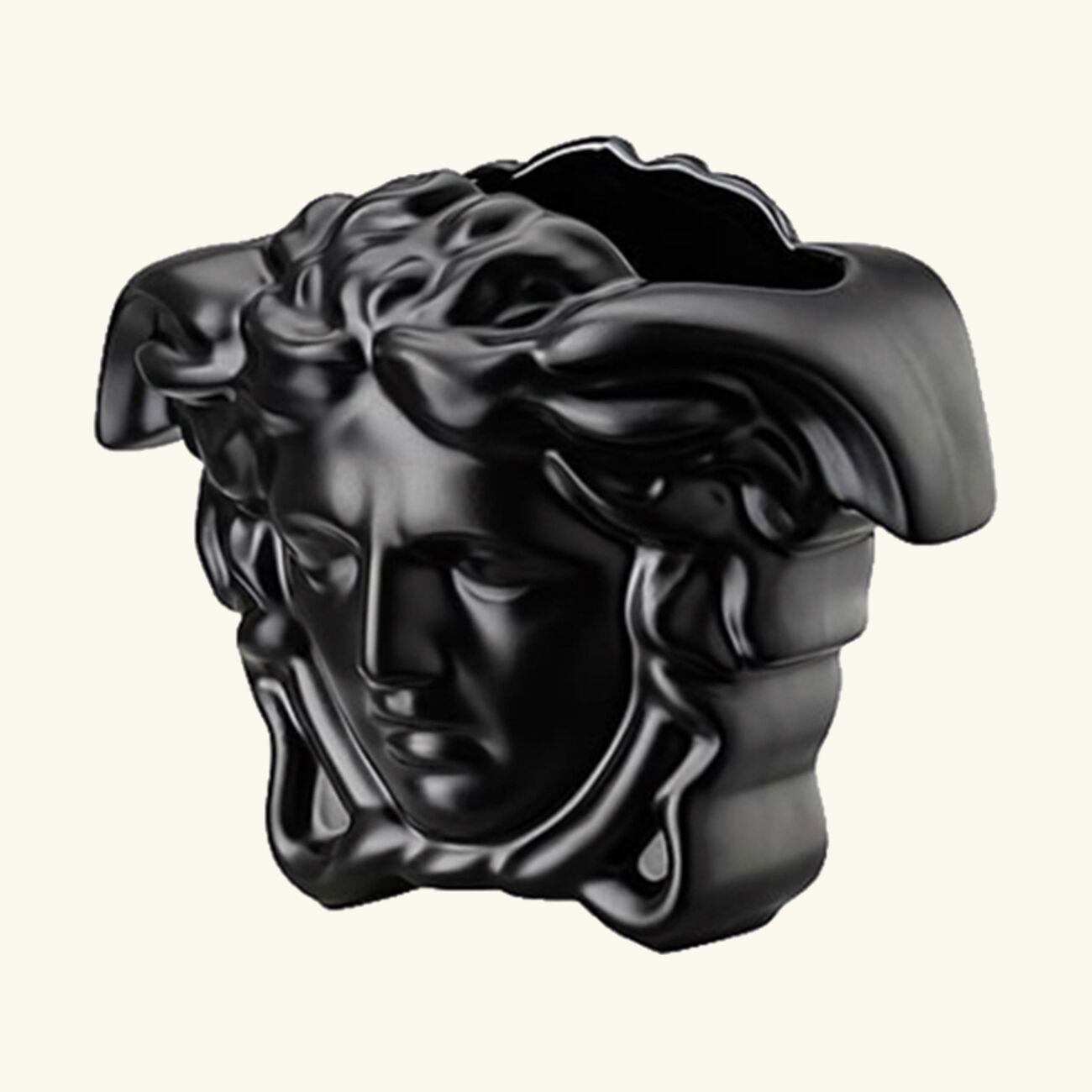 versace medusa grande vase mini black