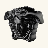 versace medusa grande vase mini black
