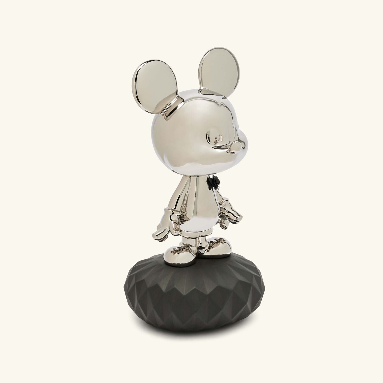 lladro mickey mouse figurine medium silver