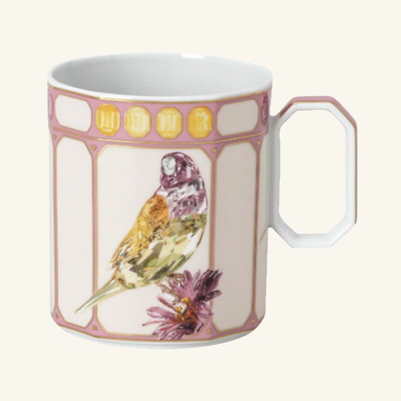 Idyllia Mug Finch Pink rosenthal idyllia mug finch pink