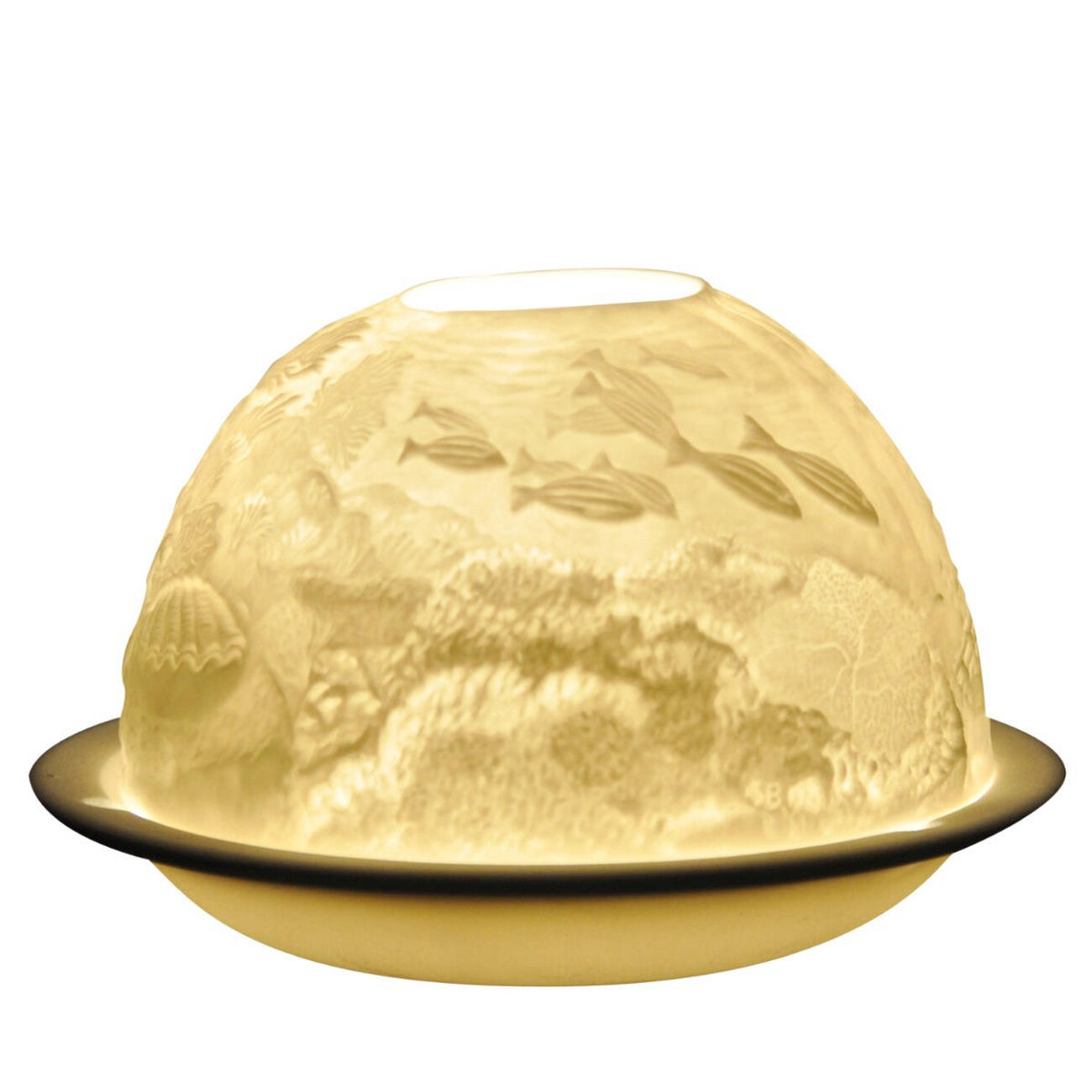 bernardaud lithophanie coral reef