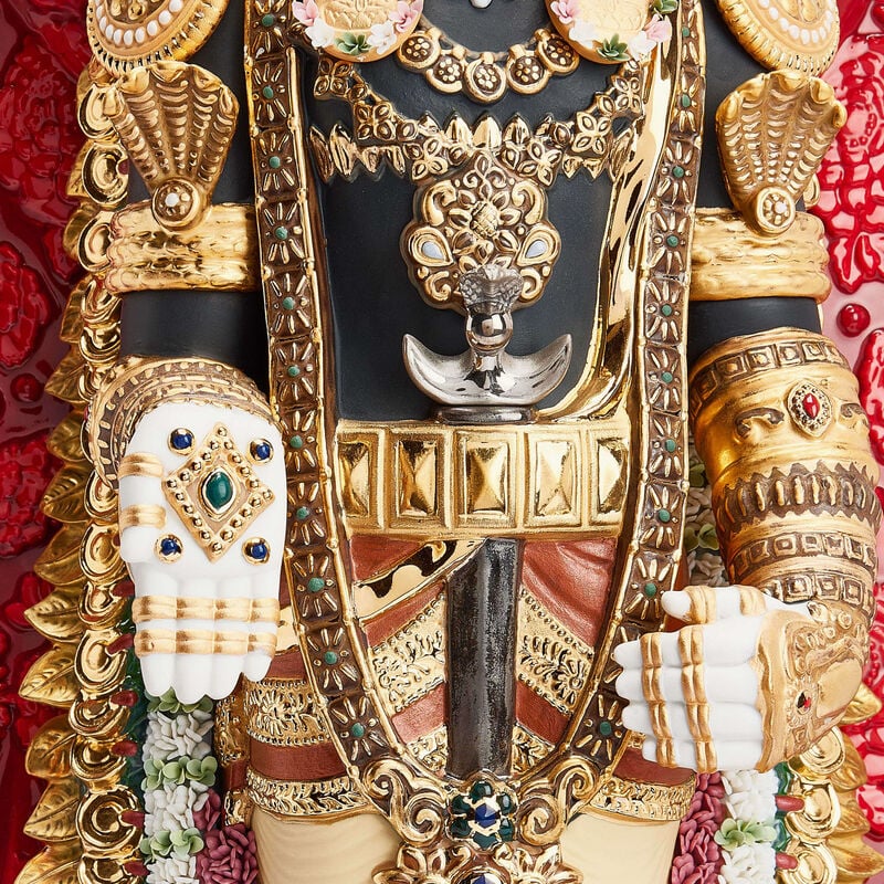 لادرو منحوتة بالاجي كبيرة جدًا حمراء محدودة الإصدار