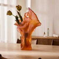 daum arum rose vase large pink