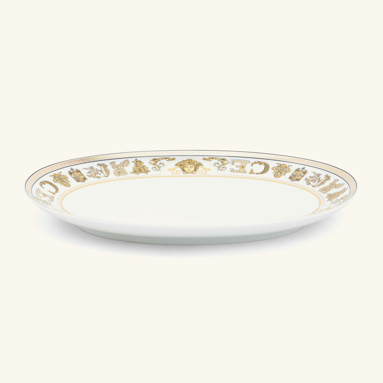 Virtus Gala Serving Platter Oval White 27cm versace virtus gala serving platter oval white 27cm