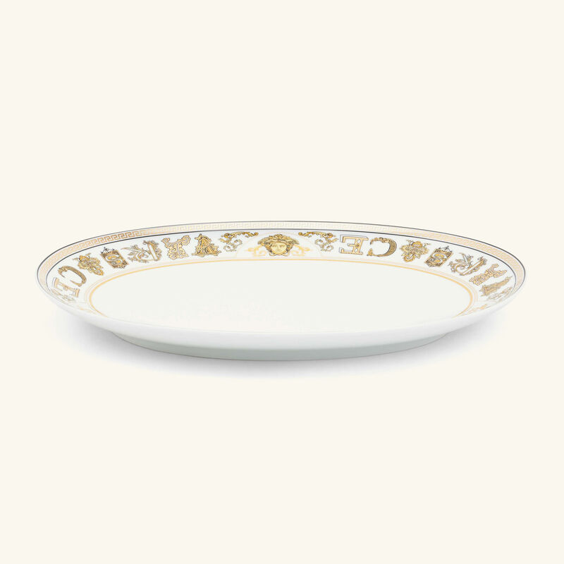 Virtus Gala Serving Platter Oval White 27cm versace virtus gala serving platter oval white 27cm