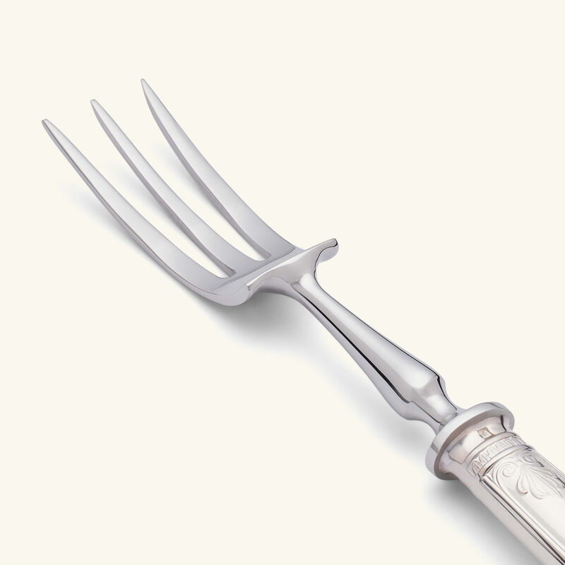 Malmaison Carving Fork Silver Plated christofle malmaison carving fork silver plated