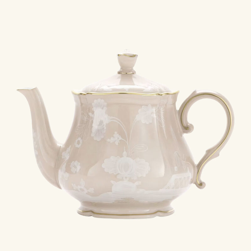 Oriente Italiano Meringa Antico Teapot Beige ginori 1769 oriente italiano meringa antico teapot beige