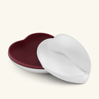 جورج جنسن علبة على شكل قلب فضية