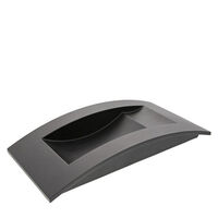 Maxijet Matt Black Ashtray, small