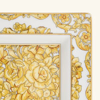 فيرساتشي صينية الحلى والمجوهرات ميدوزا رابسودي مربعة صغيرة باللون الذهبي