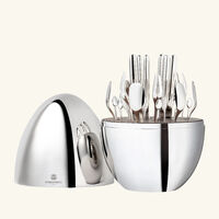 christofle exclusive mood espresso 6 piece red limited edition
