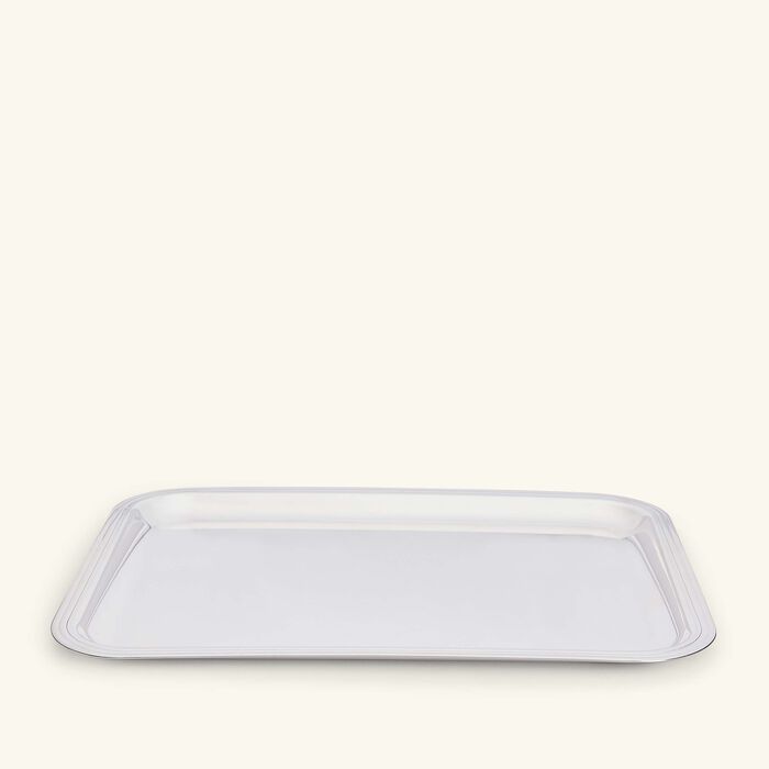 christofle albi serving tray rectangular medium silver