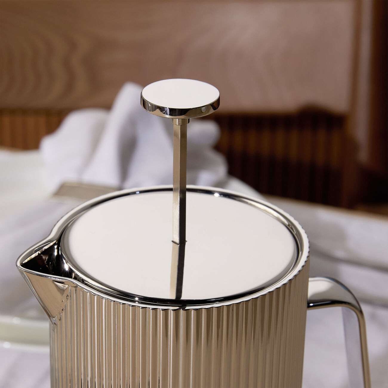 جورج جنسن مكبس القهوة الفرنسي بيرنادوت الشفاف