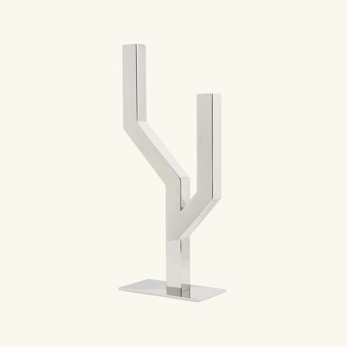 christofle arborescence candelabra stainless steel