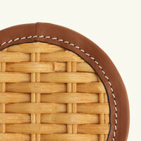 Bailey Coaster Brown Set of 4 ralph lauren home bailey coaster brown set of 4