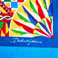 dolce gabbana casa carretto beach towel pattern
