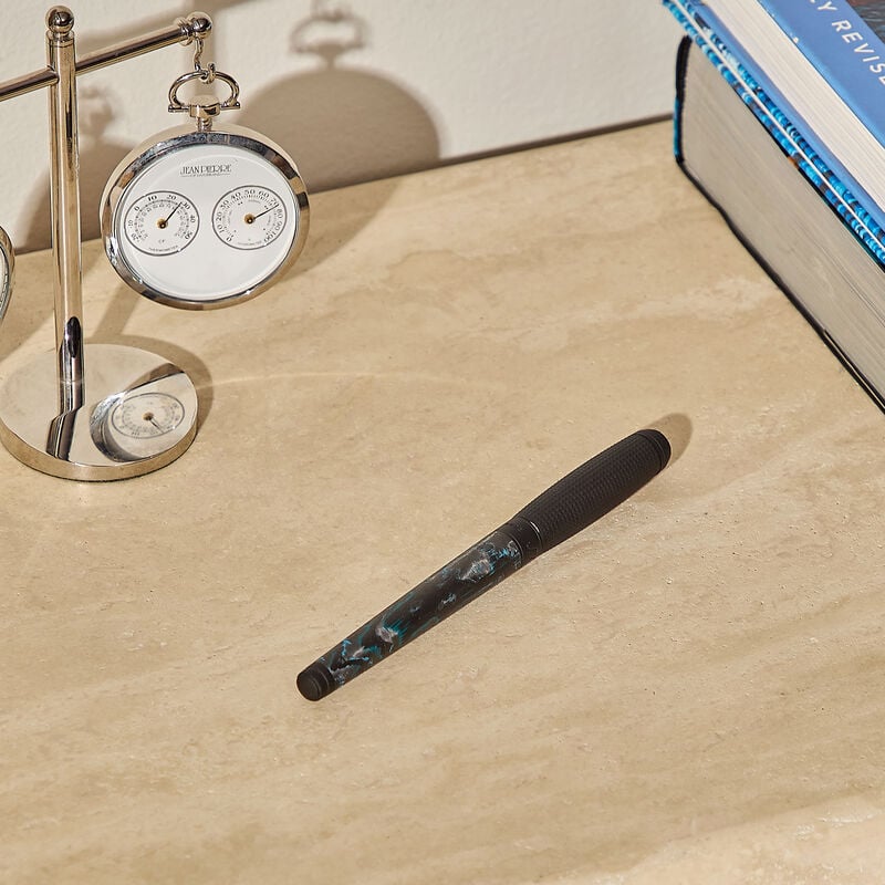 st dupont line d glacial cave rollerball pen black