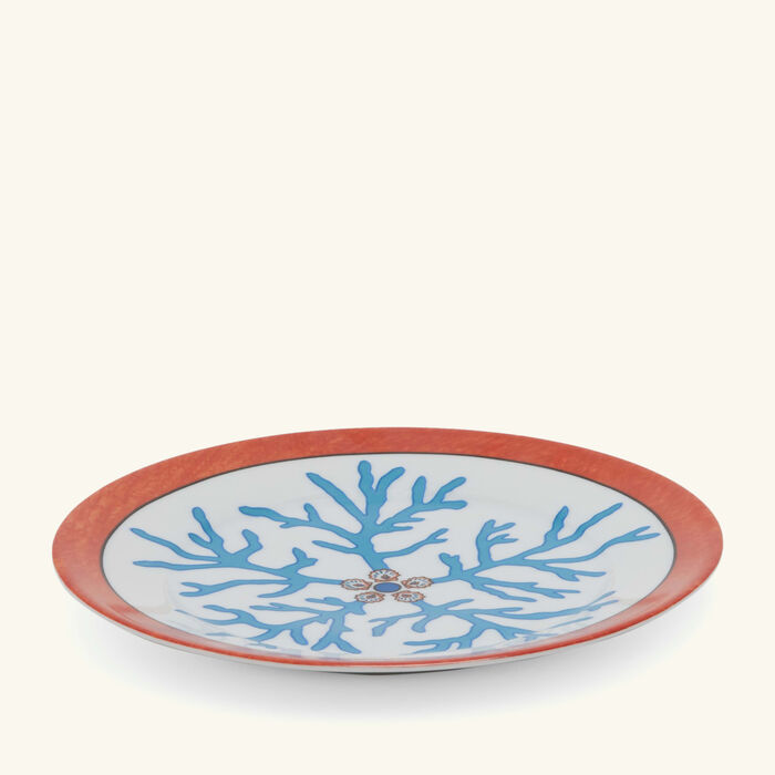 pinto paris lagon dessert plate round blue 21cm