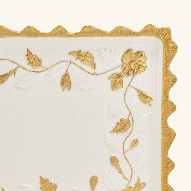 villari taormina serving tray rectangular medium white