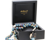 Masbaha Prestige Electroplated Drusy Geode Agate With Box Masbaha Prestige Electroplated Drusy Geode Agate With Box, small