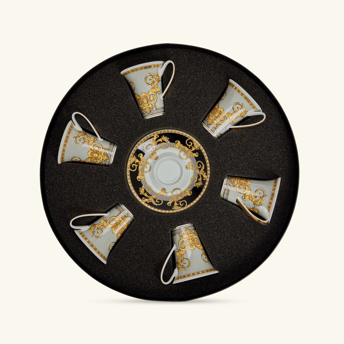 versace prestige gala coffee set white