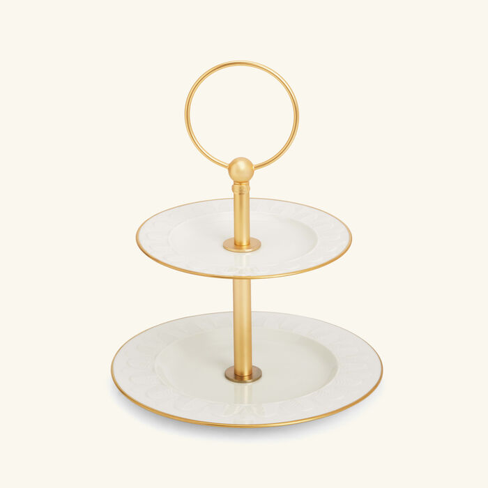 Peacock 2 Tier Cake Stand White villari peacock 2 tier cake stand white