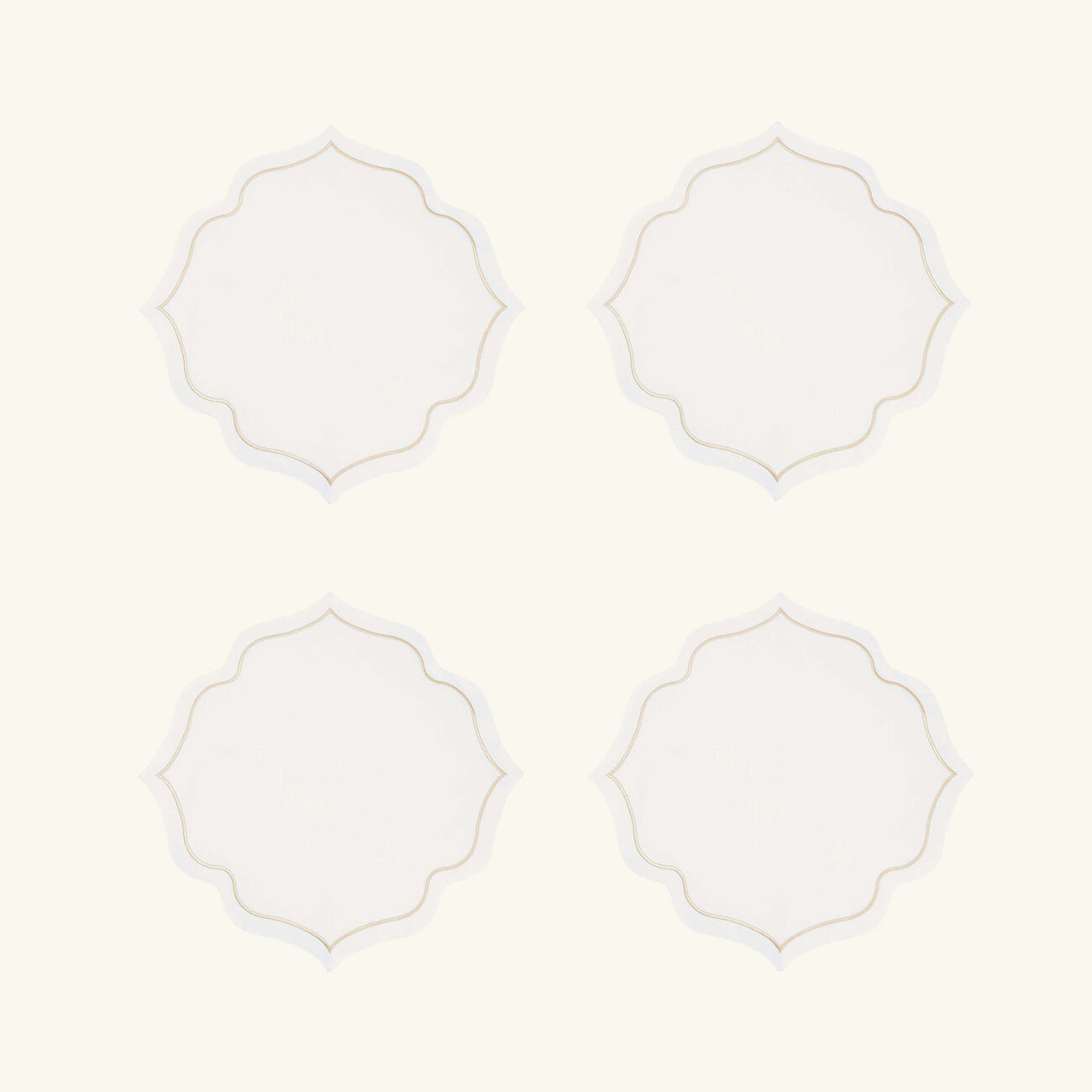 catherine denoual arabesque placemat gold set of 6