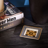 versace prestige gala trinket tray square small grey