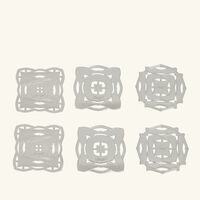 christofle s ve d argent serving tray square medium silver plated