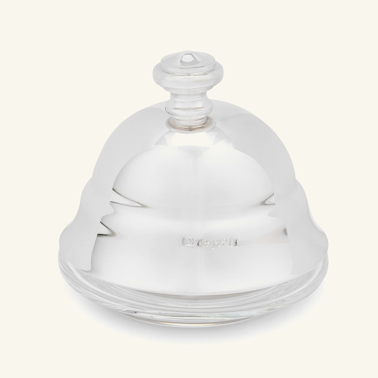 christofle marly butter dish silver plated