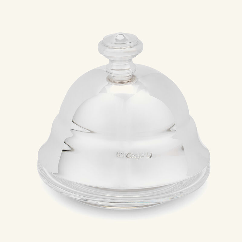 christofle marly butter dish silver plated