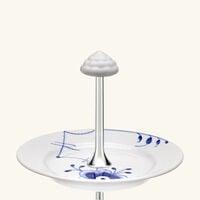 royal copenhagen blue fluted mega 3 tier cake stand white