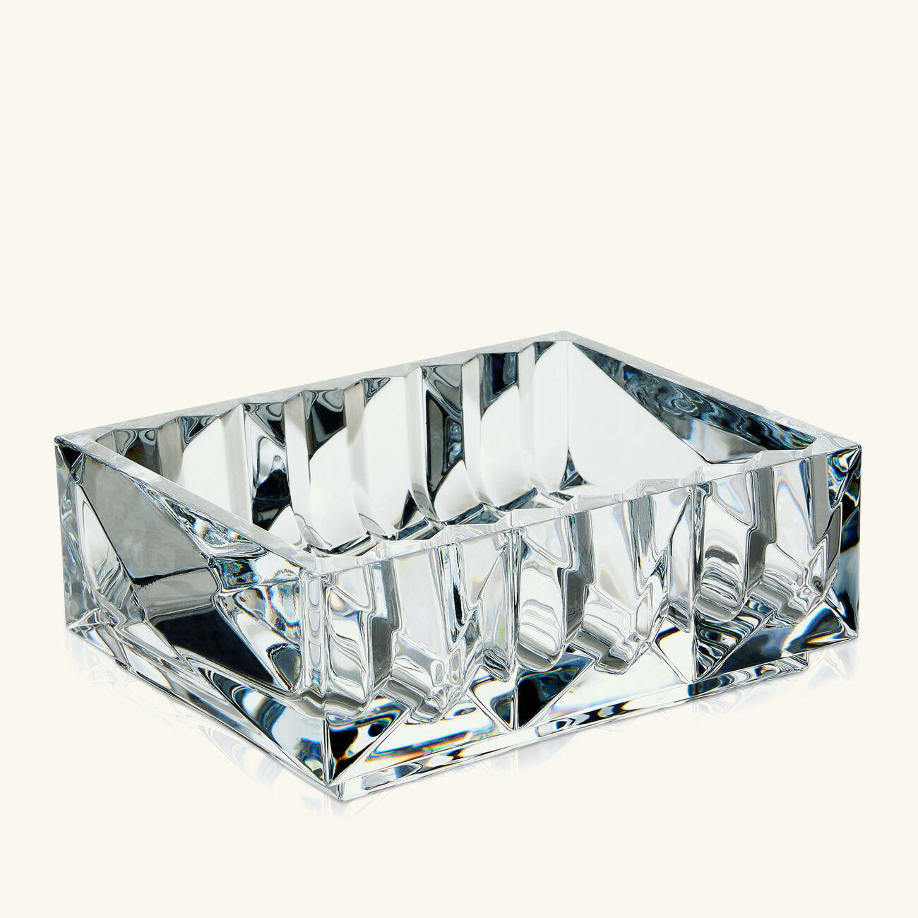 baccarat louxor tray rectangular clear