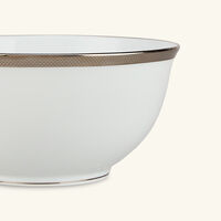 Maille Platine Noodle Bowl White 50cl bernardaud maille platine noodle bowl white 50cl