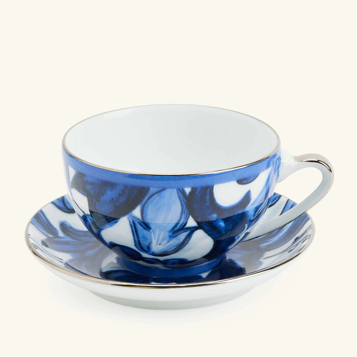 dolce gabbana casa blu mediterraneo tea set blue