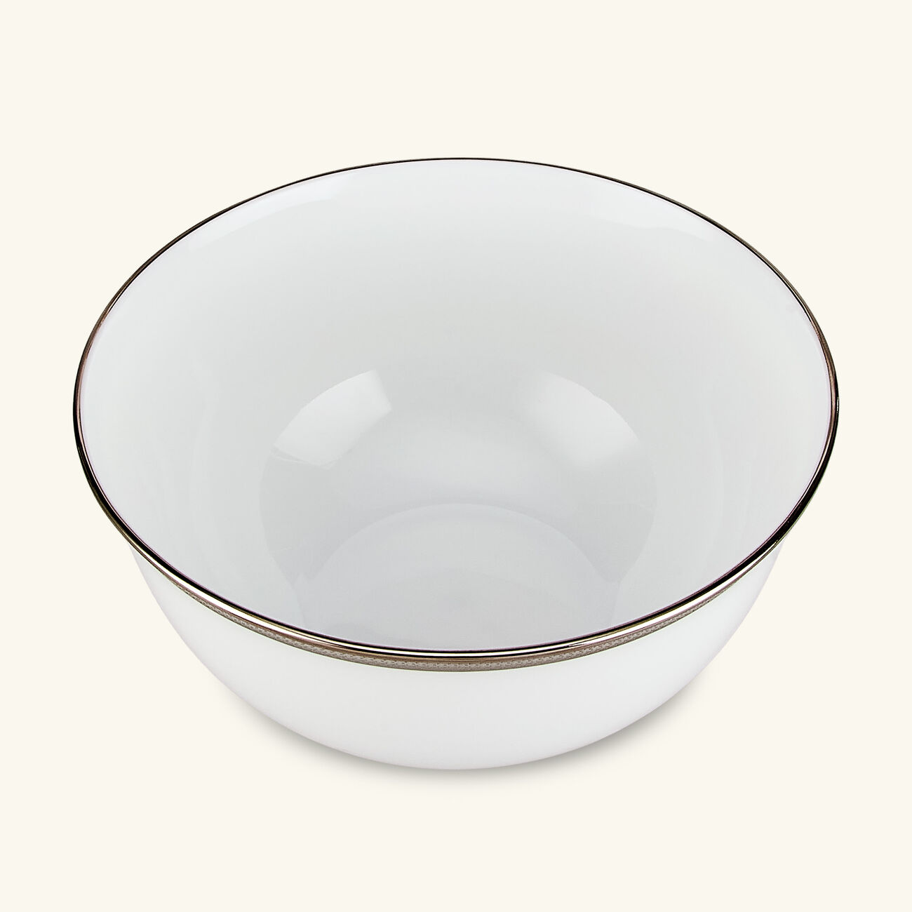 Maille Platine Noodle Bowl White 50cl bernardaud maille platine noodle bowl white 50cl