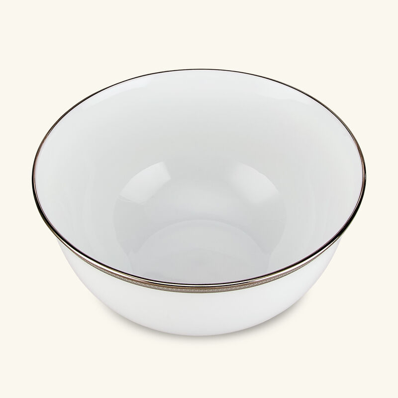 Maille Platine Noodle Bowl White 50cl bernardaud maille platine noodle bowl white 50cl