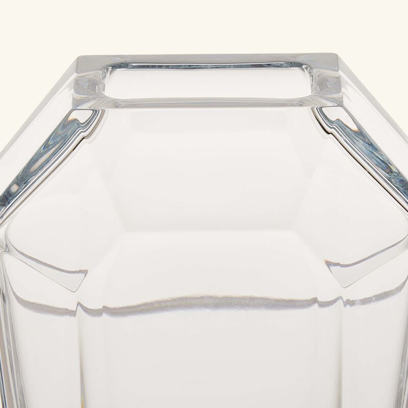 baccarat octogone bud vase small clear