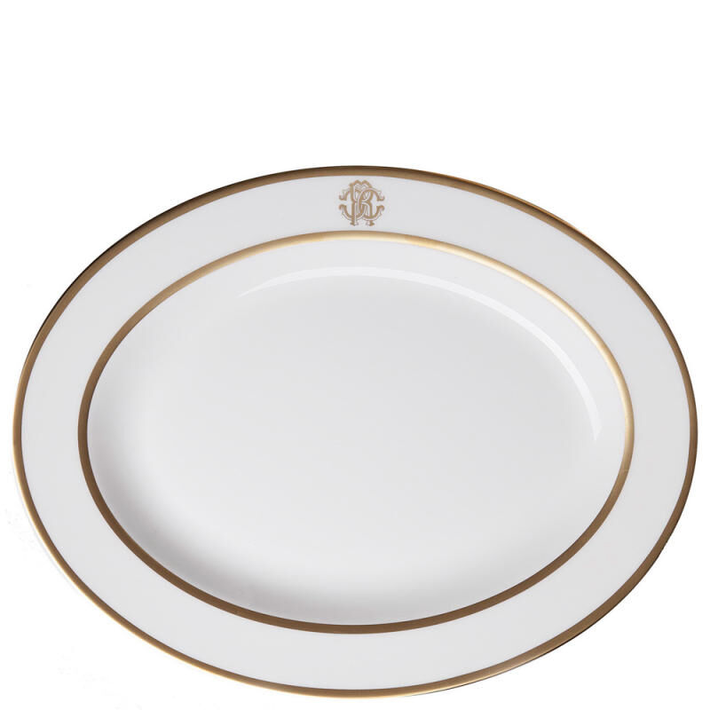 Rci Silk Gold Oval Dish - 37 Cm Rci Silk Gold Oval Dish - 37 Cm, large