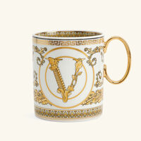 versace virtus gala plate round white 17cm