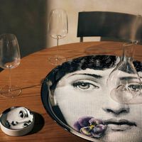 fornasetti tema e variazioni no 137 tray round extra large