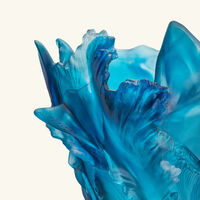 Maya Rays Magnum Vase Large Blue Limited Edition daum maya rays magnum vase large blue limited edition